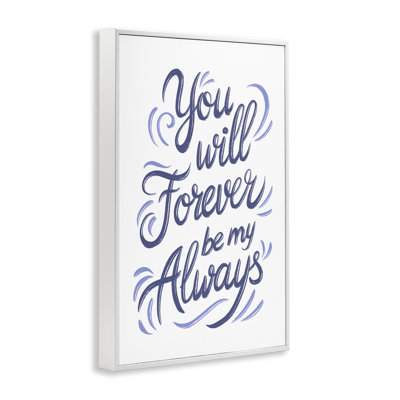 Giclée Forever Be My Always, design par Martina Pavlova