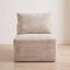 Canapé à compression, fauteuil d'appoint sans accoudoirs pour salon-133347998