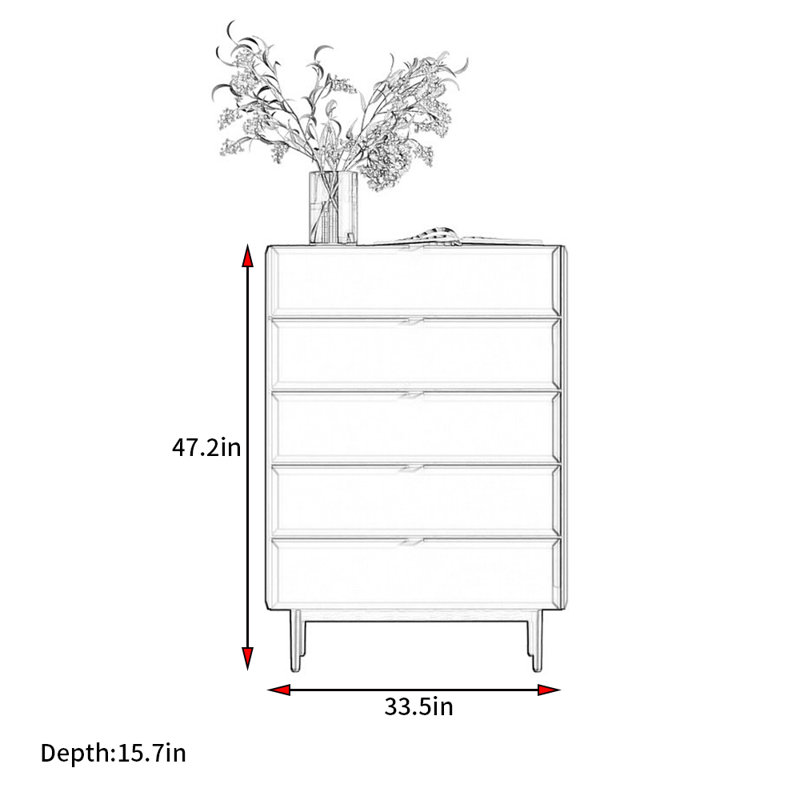 Commode d'appoint moderne et luxueuse