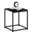 Industrial Style Side Table with Metal Frame-338908433