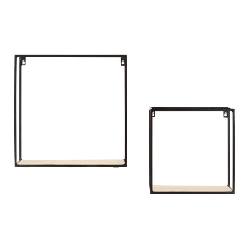 Bilst 2 Piece Solid Wood Floating Shelf