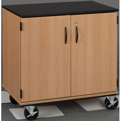 Science 4 Compartment Manufactured Wood Classroom Cabinet