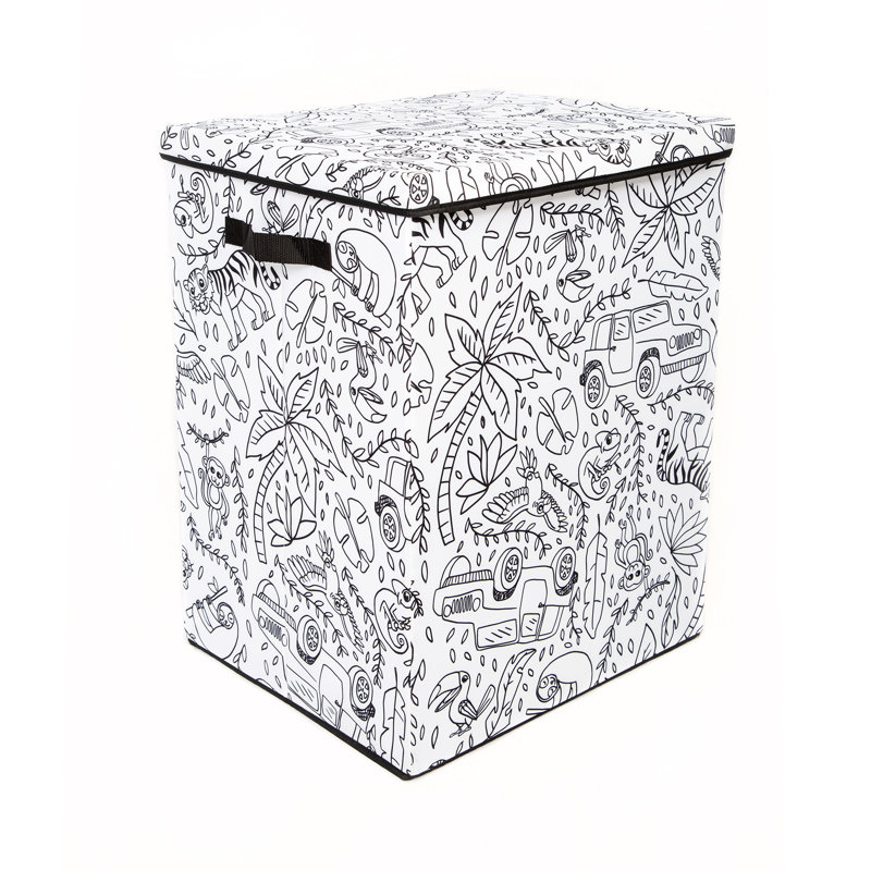 Baum Fabric Decorative Bin, 22.8" x 16.9"