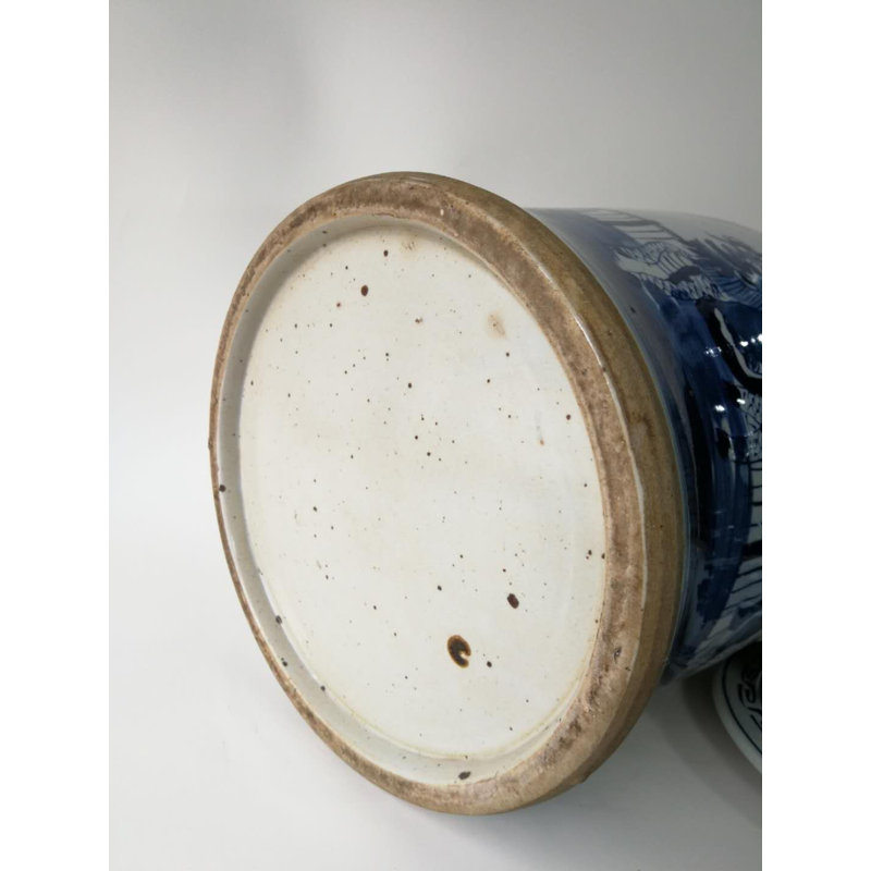 Handmade Porcelain China Ginger Jar