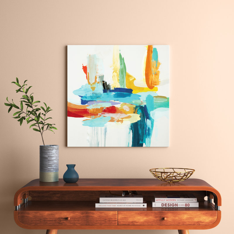 Synergy Ii by Danhui Nai - Painting Print, 66.04 cm H x 66.04 cm W x 3.175 cm D, Wrapped Canvas