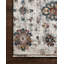 Tapis gris tissé à la machine Leonara-1133426252