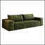 Canapé 71 pouces en velours côtelé 3 places avec assise profonde, aucun assemblage requis, parfait pour le salon et la chambre à coucher-1709431948-1709431949