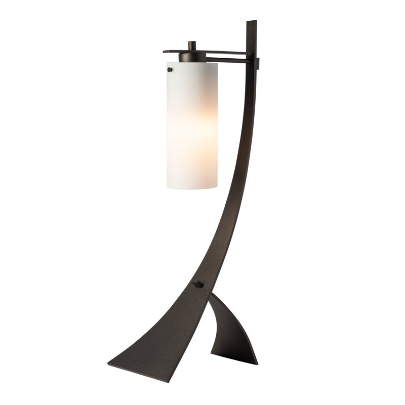Stasis 28.3" Arched Table Lamp, Oil Rubbed Bronze