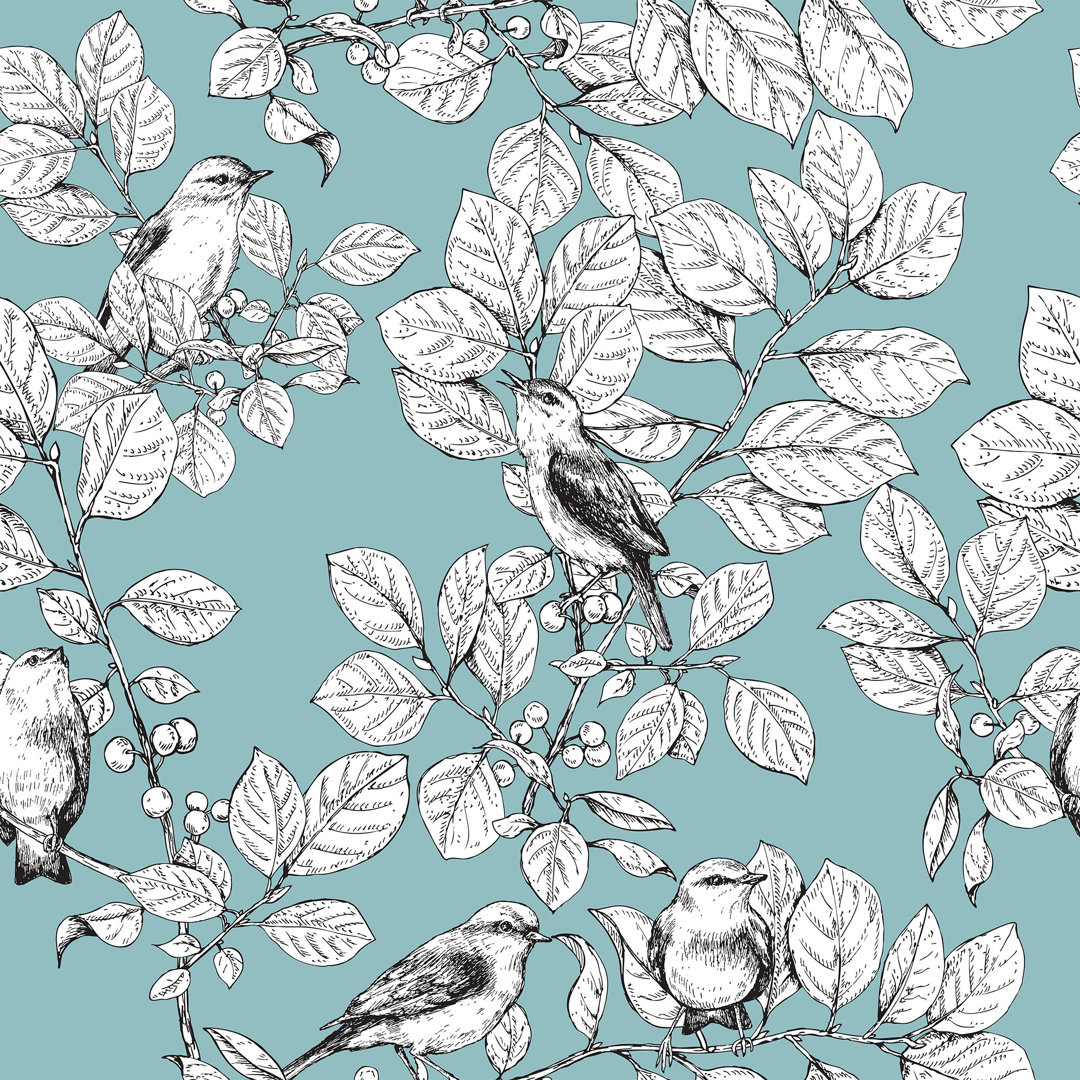 Walbridge Animal Removable Peel and Stick Wallpaper Panel Canora Grey 