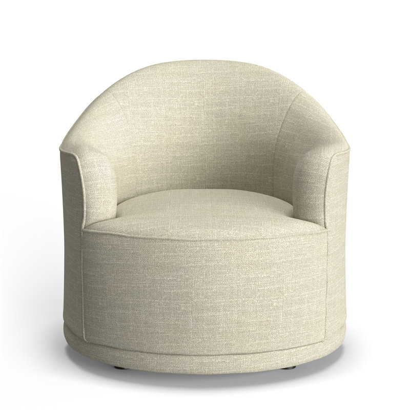 Fauteuil demi-tonneau Rumi,  Ivoire Performance vannerie ivoire