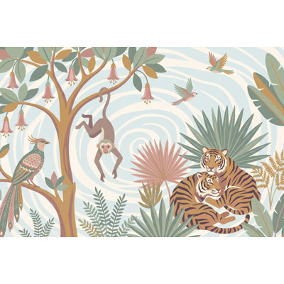 Papier peint animaux de la jungle