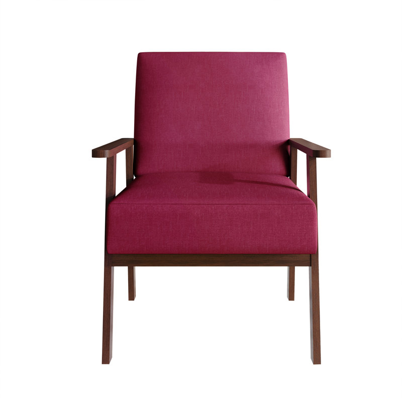 Chaise d'appoint en lin, Noir