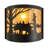 Jahzeel Steel Flush Mounted Sconce
