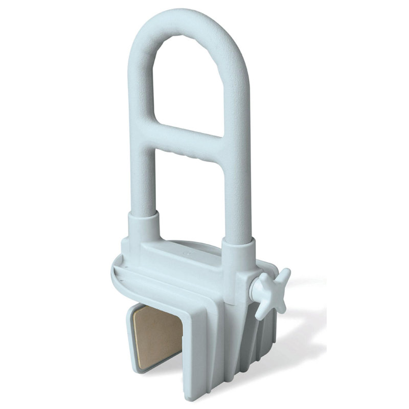 Bilevel Bathtub Grab Bar, Gray