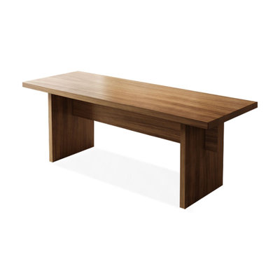 Bureau moderne et simple en bois massif