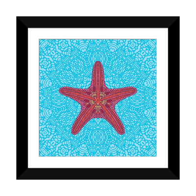 « starfish », impression sur toile tendue