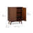 Modern 2-Door Accent Cabinet with Adjustable Shelves & Fluted Push-Open Fronts for Living Room or Entryway-1365732959