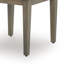 Table de bout carrée d'extérieur Inaya, pierre frittée beige, brun 24 po