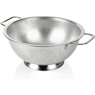 Passoire en acier inoxydable de 3 pintes, passoire pour la cuisine, lavable au lave-vaisselle