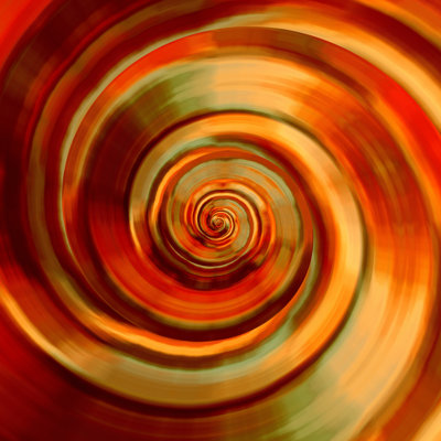 Spiral Background Design by Shottythefirst - Wrapped Canvas Print