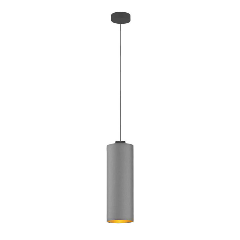 Resa 1 - Light Cylinder Pendant, Grey, Grey