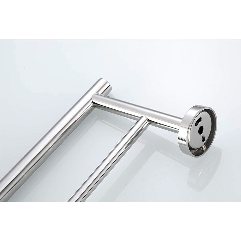 23.6'' Towel Bar Wall Mounted, Silver
