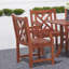 Fauteuil de patio Lidwina
