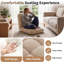 Chaise de plancher pliante avec dossier, chaises de jeu vidéo confortables-1320359724