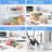 10 Pack Fridge Organizer With Lids Clear