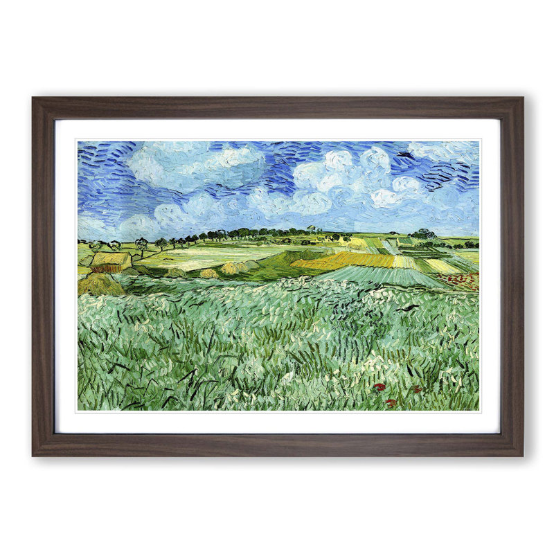 Vincent Van Gogh - Single Picture Frame Print, Walnut