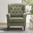 Button-Tufted Small Wingback Accent Chair with Rolled Arm and Thick Padded Cushion-960737536