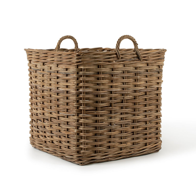Bay Isle Home™ Rattan Decorative Basket, 23" H x 23" W x 23" D