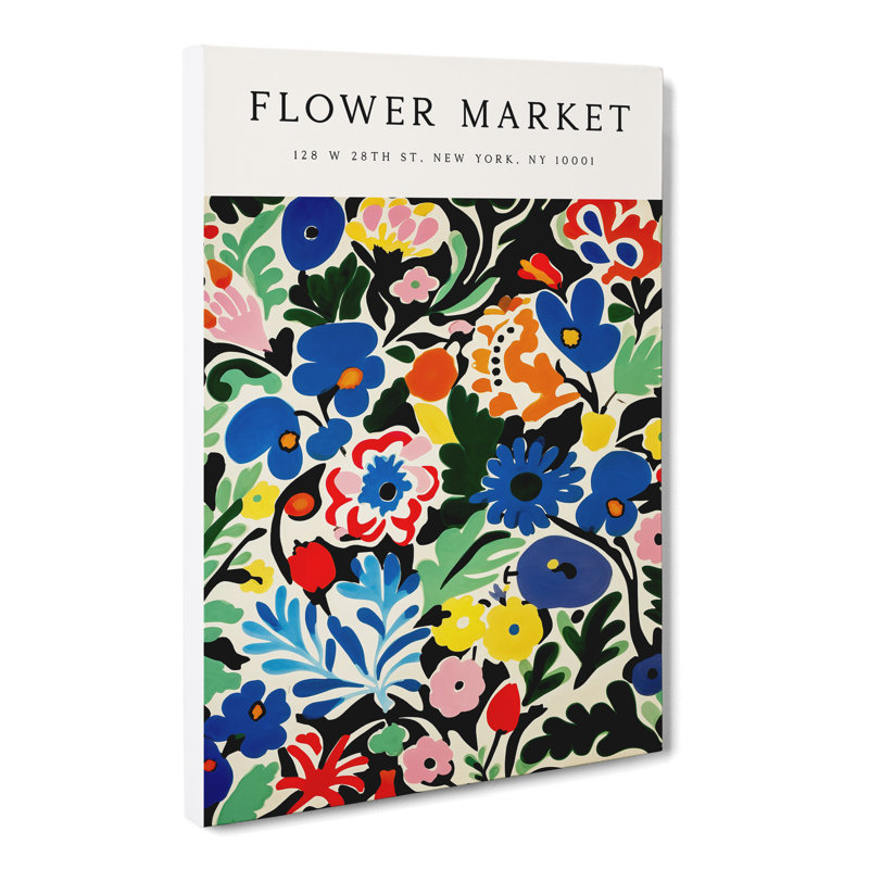 New York Flower Market Exhibition No.6 - Wrapped Canvas, 60cm H x 40cm W x 3cm D