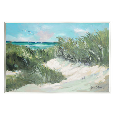 " Beach Grass Painting " by Jane Slivka Painting Print