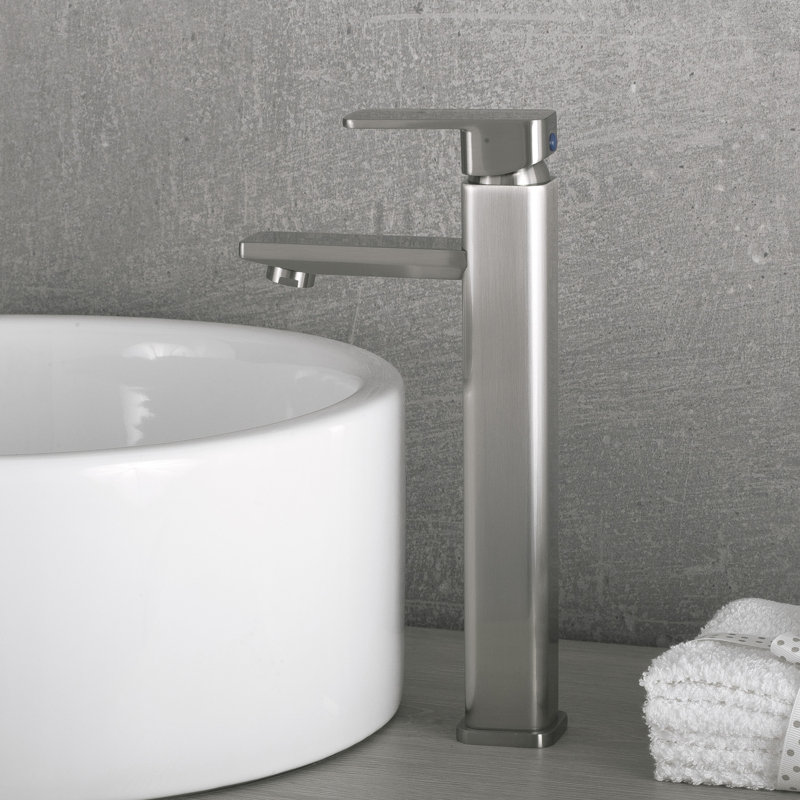 Single-handle Bathroom Faucet, Brushed Nickel