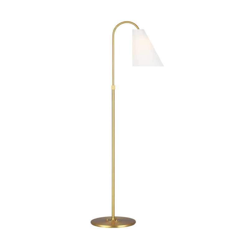 Signoret 60" Adjustable Brass Arc Floor Lamp