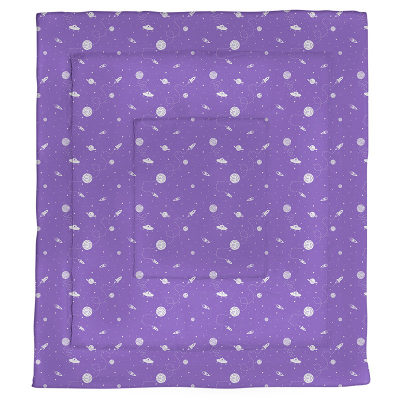 Édredon simple réversible Katelyn Elizabeth, Édredon très grand, Mauve