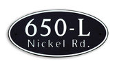 Oval Wall Plaque, Nickel