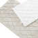 Marquis Diamond Rectangle Cotton Blend Geometric piece Bath Rug Set