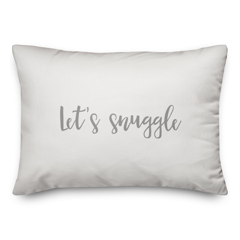  Coussin Let's Snuggle, Gris / blanc