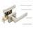 Pro Ronan Single Dummy Door Lever