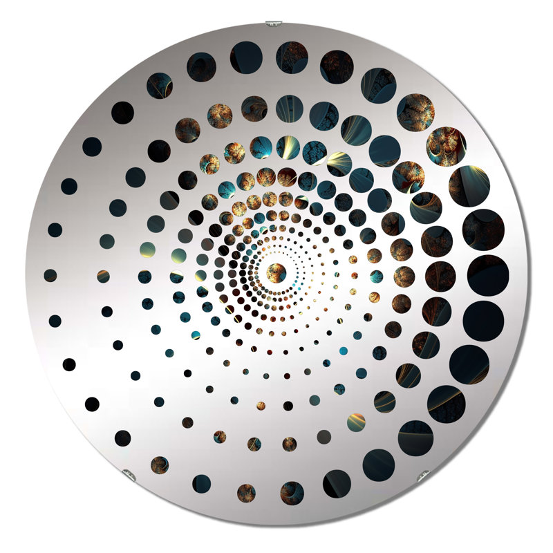 Rumford - Miroir mural spiralé, 23,6 po x 23,6 po