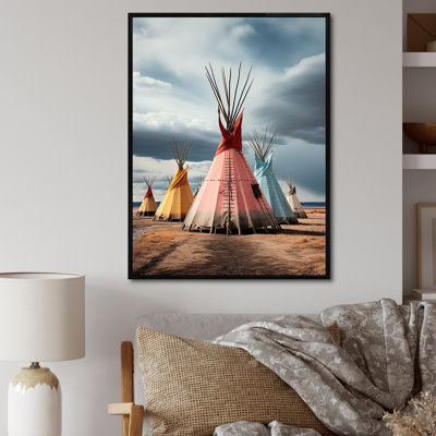 Tipi rose rose «Path to Spirituality» - impression