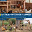 Perchoir à poules avec balançoire, barreaux en bois pour poulailler, peut accueillir de 6 à 8 poules, montage facile