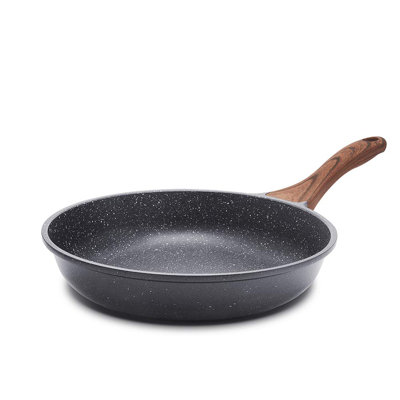 Nonstick Frying Pan Skillet, Swiss Granite Coating Omelette Pan, Healthy Stone Cookware Chef's Pan, PFOA Free (8/9.5/10/11/12.5 Inch) (9.5 Inch)