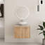 Ensemble de meuble-lavabo simple 24 po avec comptoir en céramique Beber-529239231-529239225