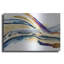 Soundwaves I »par Grace Popp, verre d'art mural en métal-353574962
