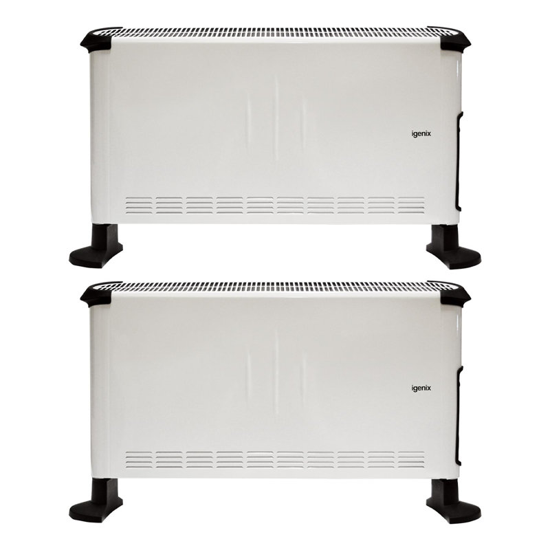 Igenix 3000W Covector Heater White Pack of 2