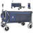 Extra Long Utility Beach Wagons With Opened Tailgate And Wheels-126132527