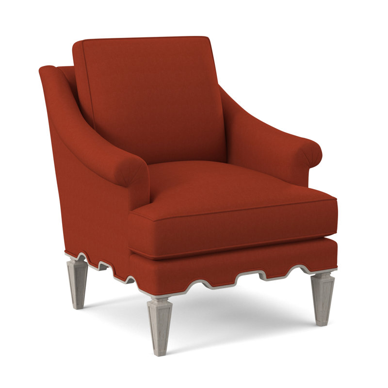 Chaise Palm Beach, Bisque, Mélange de polyester Margaret Tangelo